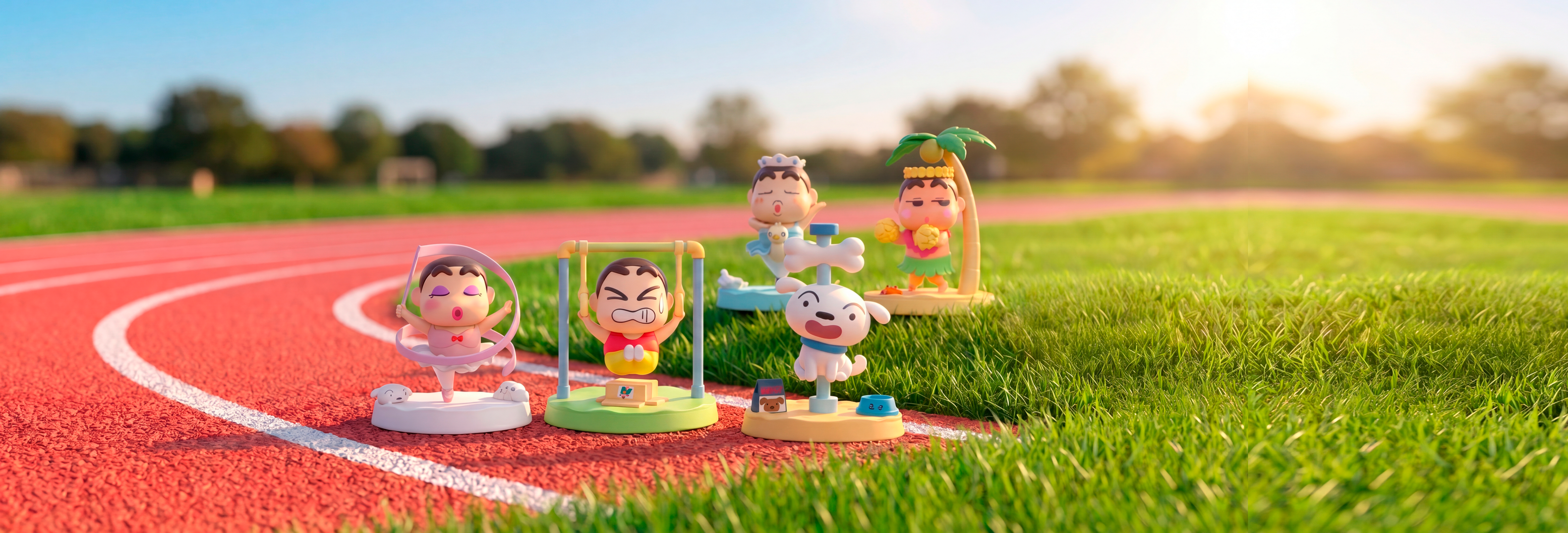 Crayon Shin-chan Dynamic Rhythmic Gymnastics Series Fun Figure Blind Box