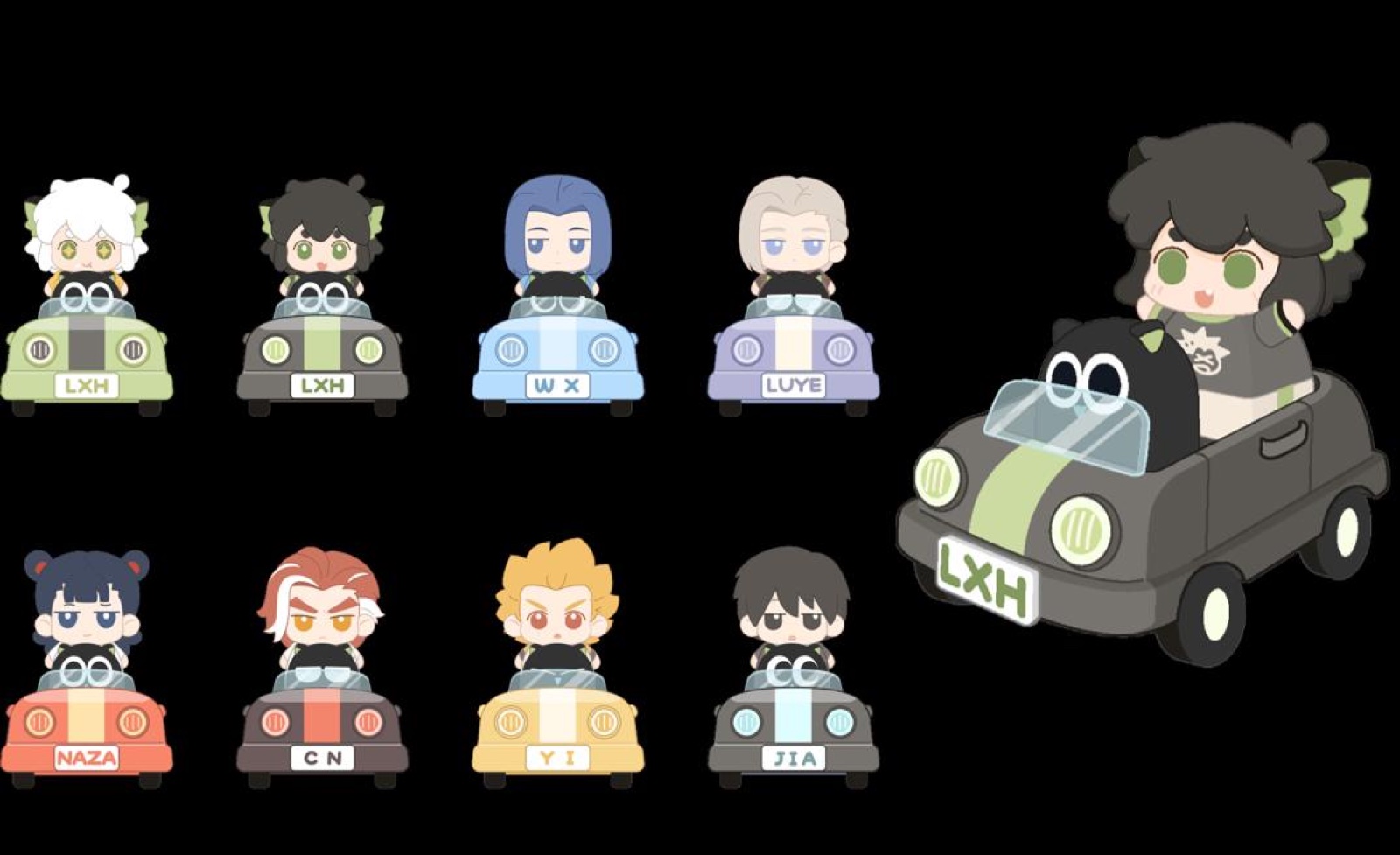 The Legend of Hei Enforcer Convoy Series Keycap